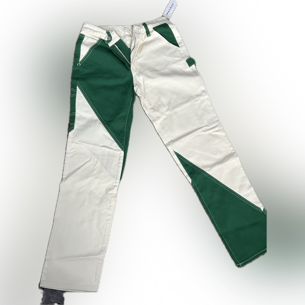 Green and white pacsun straight leg jeans no longer has tags !!